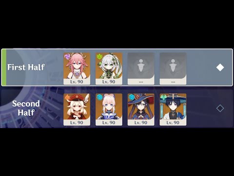 3.4 Spiral Abyss, 5★ Catalyst Team 📖 - (Floor 12, 9★)