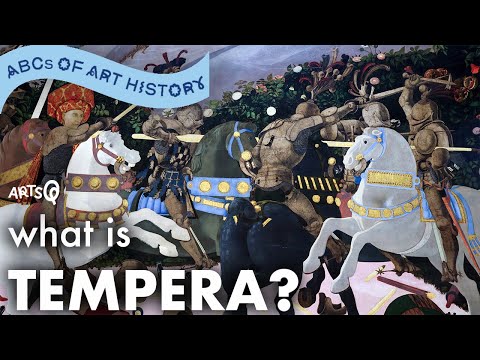 What is TEMPERA painting? | Paolo Uccello's Battle of San Romano