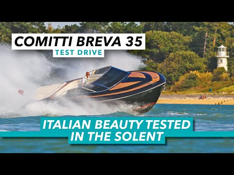 Italian beauty tested in the Solent | Comitti Breva 35 tour and test drive | Motor Boat & Yachting