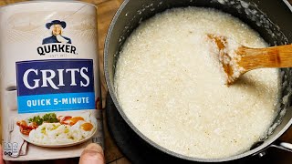 How To Make Quick Instant Grits | on the stove