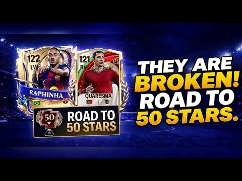 ROAD TO 50 STARS IN ONE SITTING! 😱 122 RAPHINHA & 121 QUARESMA ARE UNSTOPPABLE! 🚀