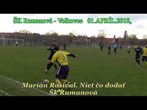 ŠK Rumanová - Volkovce  Marián Rosíval Niet čo dodať