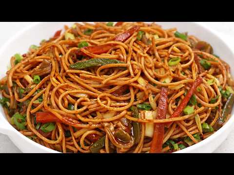 5 min में सीखें ठेले वाली चाऊमीन के सारे Secrets - Street Style Smoky VEG CHOWMEIN Recipe