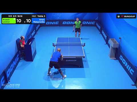 15:30 Anatolii Levshyn 0-3 Artem Maksymenko 25.07.2023 TT Euro.Cup Ukraine Star. TABLE 3