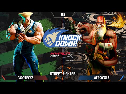 Knockdown #80 | HyperX Arena Las Vegas, NV | Gootecks (Ryu) vs Afrocole (Dhalsim/Chun-Li) - LR5