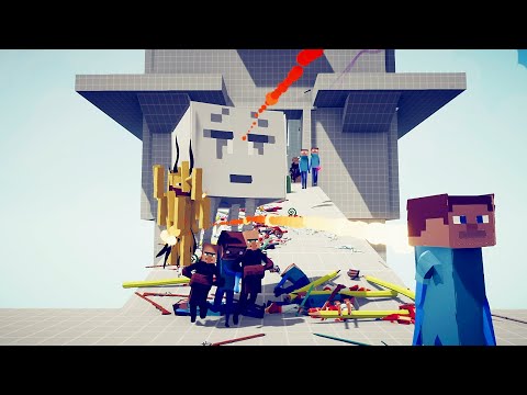 MINECRAFT ARMY vs TOY ARMY | TABS Totally Accurate Battle Simulator