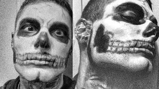 Maquillage Tête de Mort Homme Débutant Facile American horror story