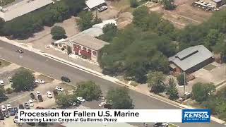 Fallen US Marine returns home to Texas