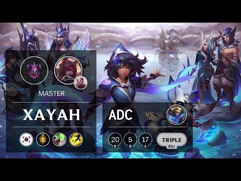 Xayah ADC vs Ezreal - KR Master Patch 9.15