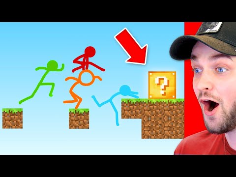 World's *BEST* LUCKY BLOCK Minecraft Stick Fight Animation! (INCREDIBLE)