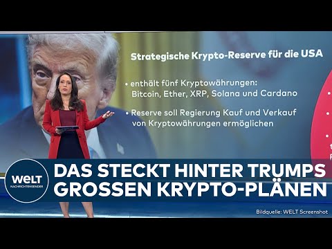 Video Thumbnail: BITCOIN, ETHEREUM & Co: Trump plant US-Krypto-Reserve! Das steckt hinter seinen Plänen wirklich