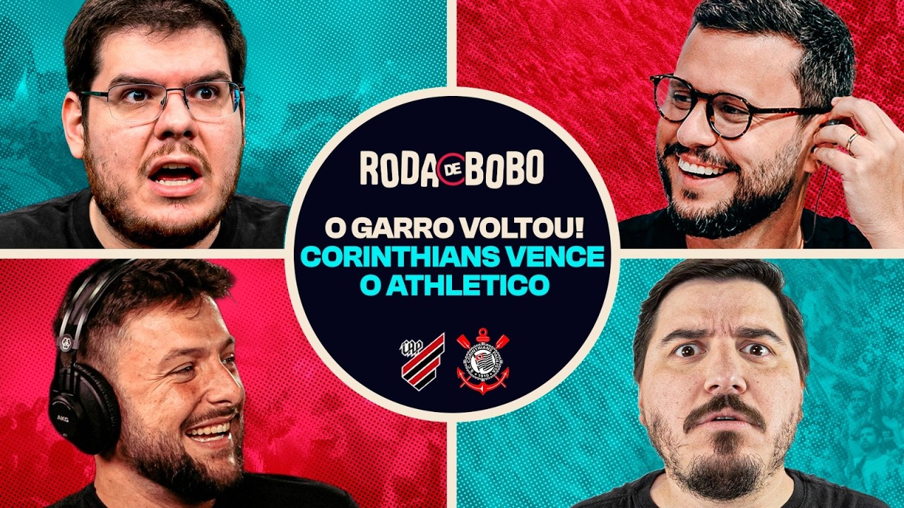 CORINTHIANS VENCE O ATHLETICO COM GOLAÇO DE RODRIGO GARRO | RODA DE BOBO