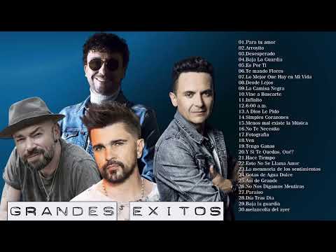 Juanes - Santiago Cruz - Andres Cepeda - Fonseca Mix Exitos - Top 30 mejores canciones