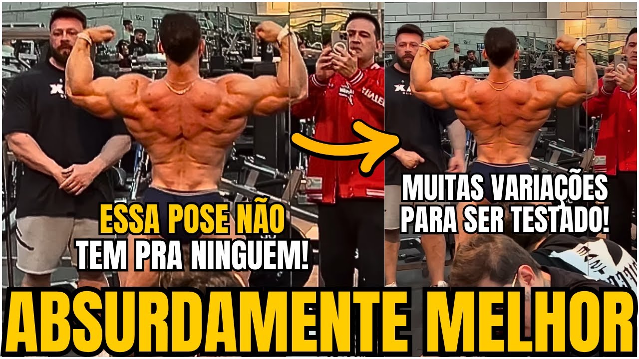 ATUALIZAÇÃO! RAMON TERÁ O MELHOR DUPLO BICEPS DE COSTAS DO OLYMPIA 2025!