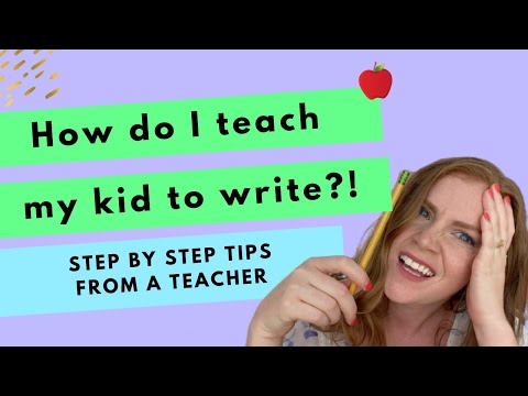 How do I teach my kid to write? thumbnail