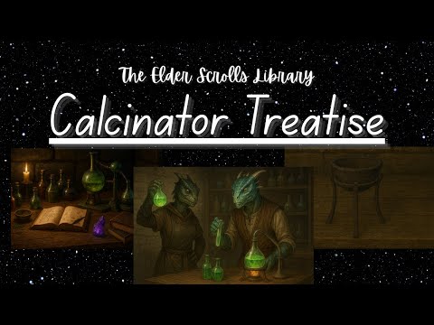 Calcinator Treatise │ The Elder Scrolls Book Lore