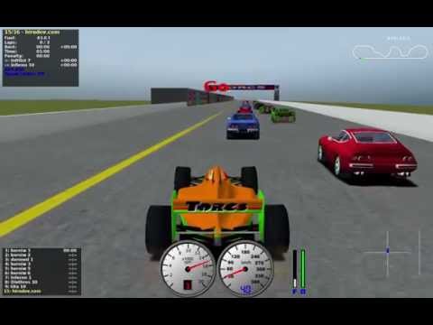 TORCS gameplay Car2-Ow2 versus all on Road Tracks - Falcon Plain