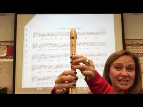 Learn to play Old McDonald on your recorder