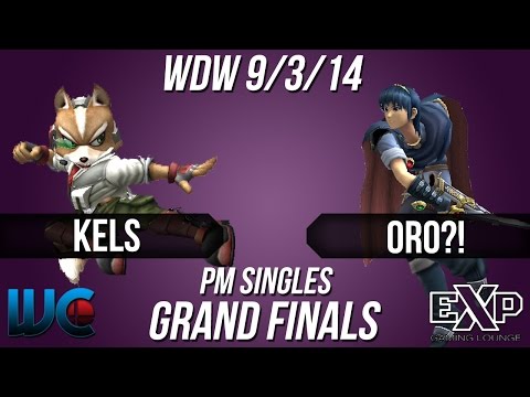 WDW 9/3/14 - Oro?! (Marth/ZSS) vs. Kels (Fox) PM Grand Finals