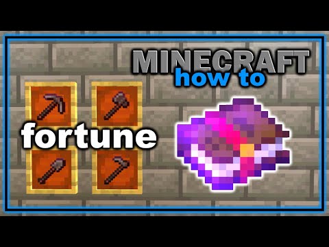 How to Get and Use Fortune Enchantment in Minecraft! | Easy Minecraft Tutorial