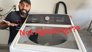 Whirlpool 2 In 1 Removable Agitator Washer Not Agitating