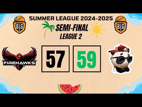 Firehawks 57-59 Cool Panda Bc- (SemiFinal-Sunmerleague2-17/07/2025)