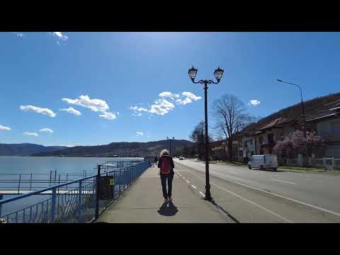 4K Walk by the Danube River in Orsova | Romania Walking Tour