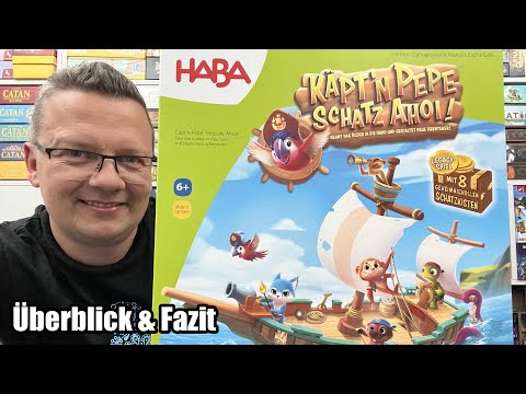 Käpt’n Pepe, Schatz ahoi!(Haba) - Kinderspiel / Familienspiel - Abenteuer mit Piraten - Legacy Spiel