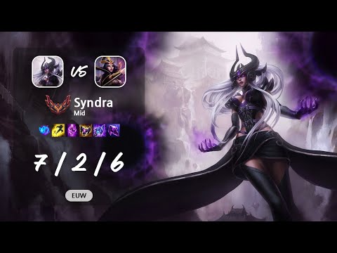 Syndra Mid vs LeBlanc - EUW GrandMaster Patch 13.9
