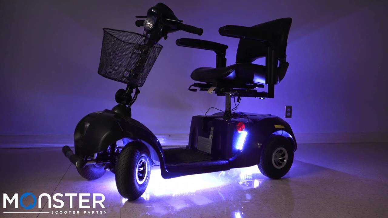 Multi-Color LED Light Kit for Mobility Scooters & Power Chairs