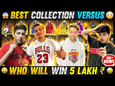 Lokesh Gamer & As Gaming VS Jash &  Ritik 😱 Richest Collection Versus Battle For ₹5 Lakh -freefire