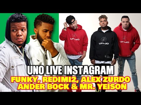 UNO LIVE INSTAGRAM | FUNKY, REDIMI2, ALEX ZURDO, ANDER BOCK & MR. YEISON - BATALLA DE IMPROVISACIÓN