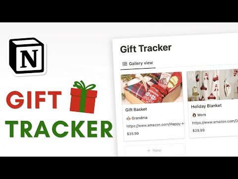 Gift Tracker Template For Notion