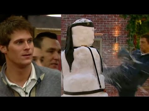 Alex SMASHES snowman, leaving Big Brother housemates shocked