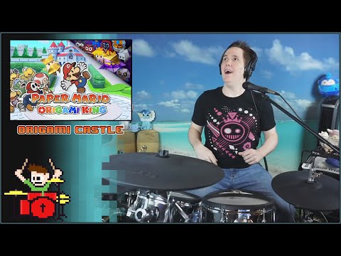 "Origami Castle" From Paper Mario: The Origami King On Drums!