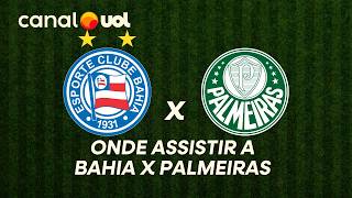 BAHIA X PALMEIRAS: ONDE ASSISTIR À TRANSMISSÃO AO VIVO DO JOGO E HORÁRIO PELO BRASILEIRÃO
