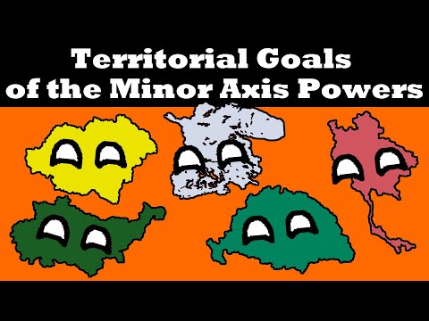 Territorial Goals of the Minor Axis Powers in WW2