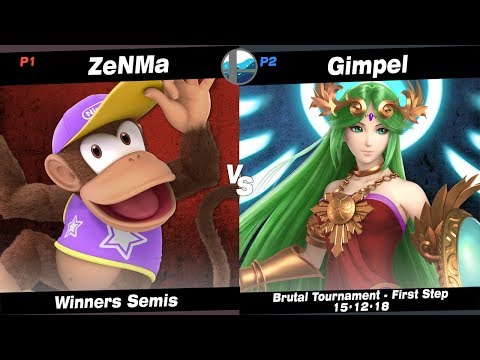 Brutal Tournament #1: OZN | ZeNMa (Diddy Kong) vs Gimpel (Palutena) - Winners Semis
