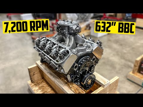 632" Big Block Chevy Turns 7,200 RPM!! - Pump Gas / Solid Roller