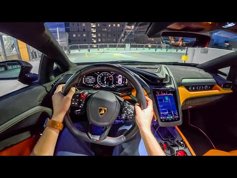 2025 Lamborghini Revuelto - Screaming 1,001hp V12 Rocket Night Drive