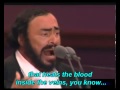 Pavarotti Caruso english subtitles YouTube 