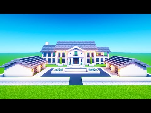 Minecraft Tutorial: How To Make A Modern Suburban Mansion  "2020 Tutorial"