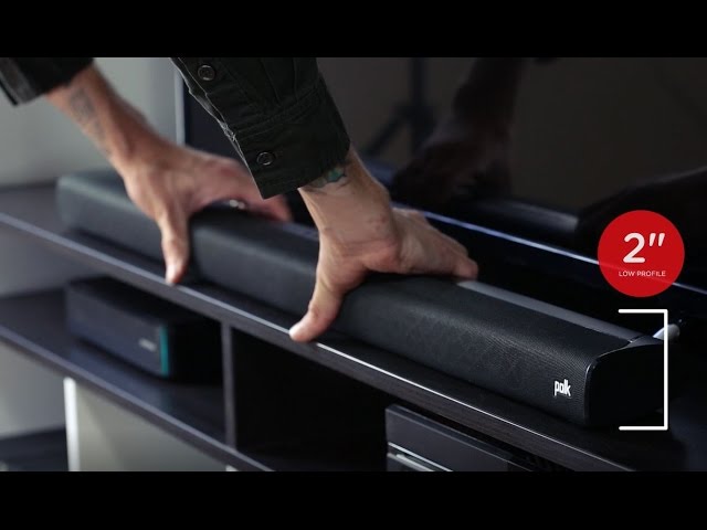 Polk Audio Signa S1 Barra de Sonido 5.1 Inalámbrica para TV Negra video