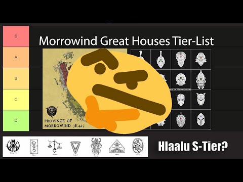 Morrowind Great Houses Tier List