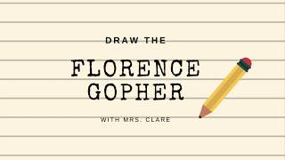 Florence K8 - Drawing the Gopher with Ms. Clare