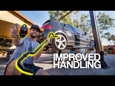VW GTI Rear Sway Bar Upgrade (DIY)