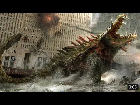 Giant Crocodile Attack The City Scene Rampage Movie HD
