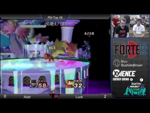 Forte 3-Azer (Snake) vs Luck (Diddy Kong) WR3