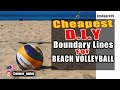Cheapest D.i.Y BOUNDARY LINE BEACH VOLLEYBALL | Garisan Bola Tampar Pantai | Low Cost! Cheapest D.i.Y BOUNDARY LINE BEACH VOLLEYBALL | Garisan Bola Tampar Pantai | Low Cost!