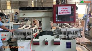 MÁY LÀM MỘNG ÂM CNC 3 Trục 2 Line Woodmaster Top 1 thị trường VN 2020